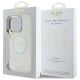 8. Guess IML Metal Colored Circle Classic Logo MagSafe Hülle für iPhone 16 Pro Max - Weiß