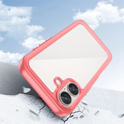 3. Outer Space Case mit Gelrahmen für iPhone 16 Plus – rot
