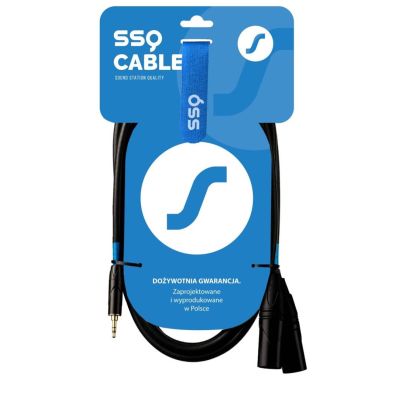 SSQ MIXLR3 – 3,5-mm-Stereo-Klinkenbuchse – 2 x XLR-Stecker