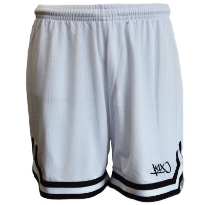 K1X Double-X Shorts Weiße Herren-Basketball-Trainingsshorts - 6013698