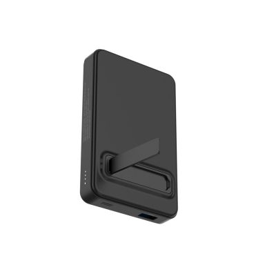 12. Powerbank Wozinsky WLWP-10KA0Y3S 22,5W PD Qi2 10000 mAh, mit Ständer, 1x USB-A, 1x USB-C - schwarz