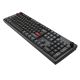 7. Montech MKey Gaming-Tastatur USB Dunkelgrau