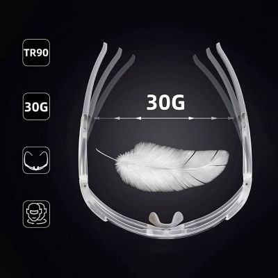 2. Rockbros SP291 Photochrome UV400 Radsportbrille - Weiß