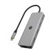 ICY BOX IB-DK4012-CPD Kabelgebundene Dockingstation USB 3.2 Gen 1 (3.1 Gen 1) Typ-C Anthrazit, Schwarz