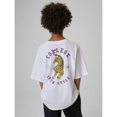 2. Jungen-T-Shirt im Loose Fit mit Print 4F 4FJRAW26TTSHM4527-10S