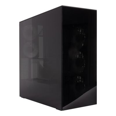 2. Arctic Xtender Schwarz Gehäuse mit Fenster und GPU-Halterung