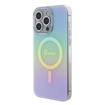 2. Guess GUHMP15XHITSQ iPhone 15 Pro Max Türkis/Türkis Hardcase IML Iridescent MagSafe