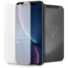 Guess Invisible Logo Tempered Glass für iPhone Xr