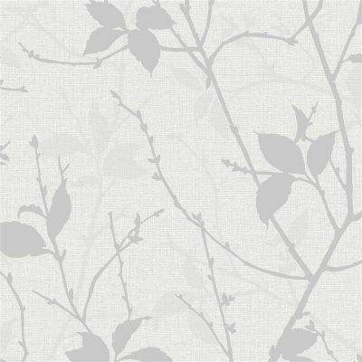 TAPETE 122433 BELLE WEISS/SILBER