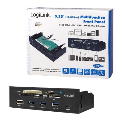 3. LogiLink UA0341 Interner SATA-Kartenleser Schwarz
