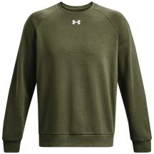 Herren-Sweatshirt Under Armour Rival Fleece Crew Khaki 1379755 390