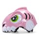 3. Wozinsky Kinderfahrradhelm mit Dinosaurier-Motiv, Größe S – Rosa