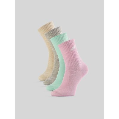 Lange Mädchensocken (4er-Pack) 4F 4FJRAW26USOCF1010-90S