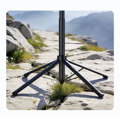 5. Universeller tragbarer Selfie-Stick-Halter für Handy/Kamera/DSLR – Advanced mit vierfüßiger Basis