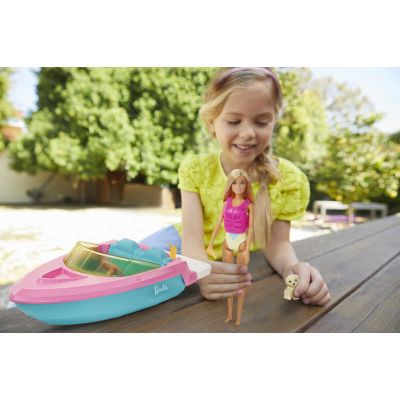 2. Barbie Motorboot + Puppe GRG30 MATTEL