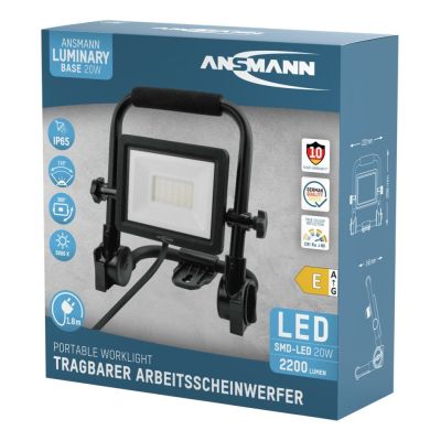14. Ansmann FL20W-AC Schwarze LED 20W