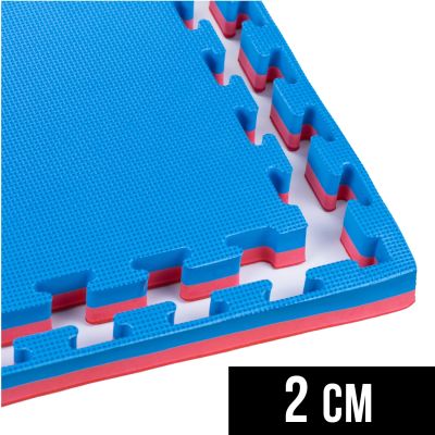 10. Gymnastikmatte mit Sicherheitszertifikat – Puzzle 1x1m – Tatami 2 cm