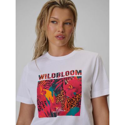 3. Damen-T-Shirt mit Aufdruck, regulär, Größe 4F 4FRSS26TTSHF4514-10S
