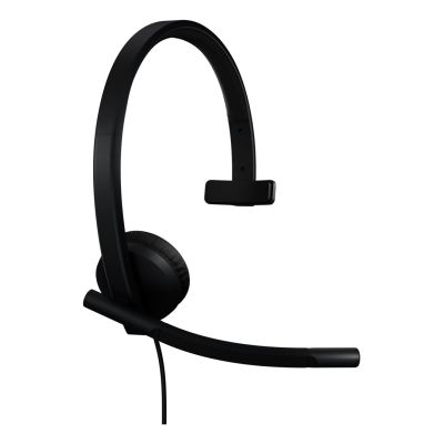 2. Logitech H570e Headset mit Kabel, Kopfbügel, Büro/Callcenter, USB Typ-C, Schwarz
