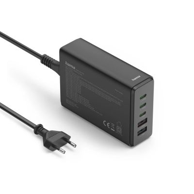 3. Hama 00201978 Mobiles Ladegerät für Laptop, Powerbank, Smartphone, Tablet, Schwarz, Wechselstrom-Schnellladefunktion, intern