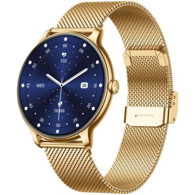 4. Smartwatch Gravity Gold Strap + Bracelet GT31-2