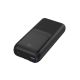 4. GEMBIRD Powerbank 20000mAh, 20W Schnellladung, LCD-Display, integrierte Kabel, Schwarz
