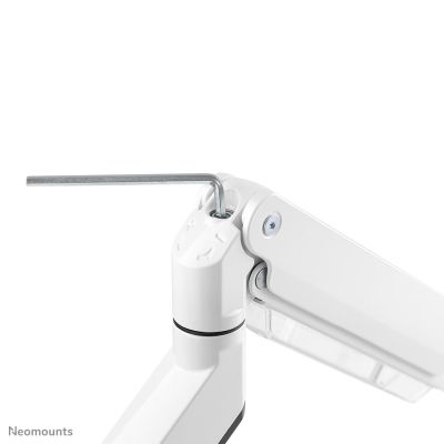 10. Neomounts NM-D775WHITEPLUS Monitorhalterung/Ständer 124,5 cm (49") Schreibtisch Weiß