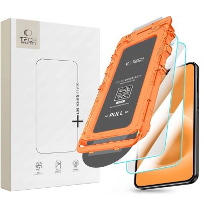 Tech-Protect Quick Set+ 2er-Pack Hartglas für Samsung Galaxy A18 4G / 5G