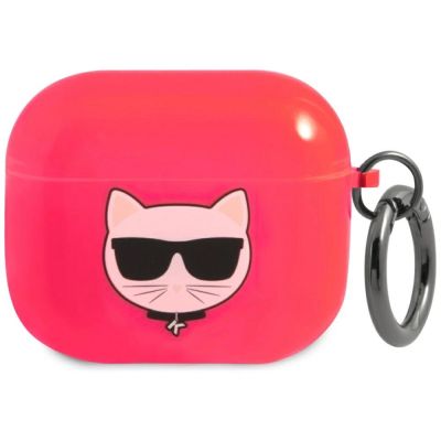 Karl Lagerfeld Choupette Case für AirPods 3 – Rosa