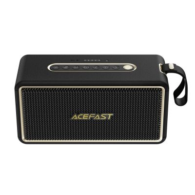 2. Acefast K3 Ultra Kabelloser Lautsprecher mit RGB-Hintergrundbeleuchtung, Bluetooth 5.4 – Schwarz