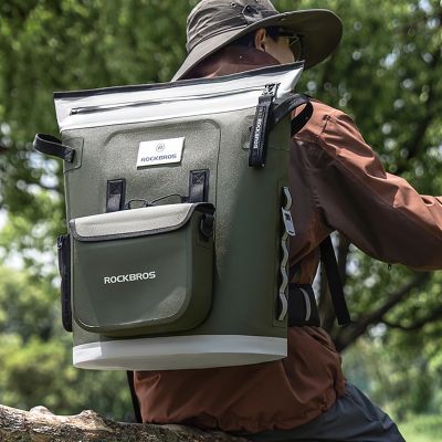 5. Rockbros Thermo-Rucksack mit Isolierung 18l Ergonomisch - Grün