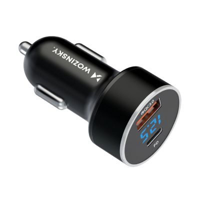 3. Wozinsky WDCCAC USB-C USB-A 36W Autoladegerät - Schwarz