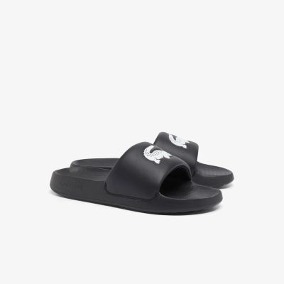 4. Lacoste SERVE SLIDE 1.0 125 1 CMA BLK/WHT (749CMA002131261)