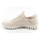 2. Skechers Glide-Step Damen-Sneaker, bequeme ecrufarbene Slipper