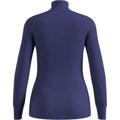 2. Odlo BL TOP Rollkragen l/s ACTIVE WARM Langarm Thermounterwäsche Größe M Blau