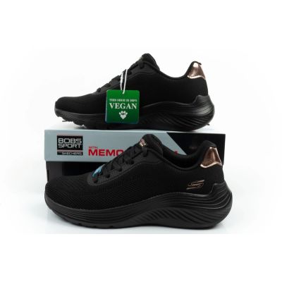 10. Skechers Damen-Sportschuhe Bobs Squad Waves, schwarz, leicht, modisch