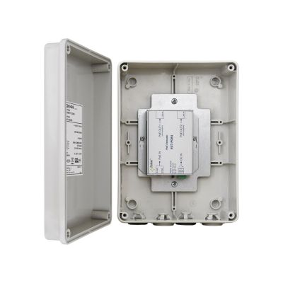 PoE-Verlängerungskabel in hermetischem Gehäuse für 2 IP-Kameras Pulsar EXT-POE4H 48V