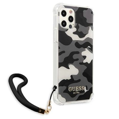 4. Guess GUHCP12LKSARBK iPhone 12 Pro Max 6,7" schwarz/schwarz Hardcase Camo Collection