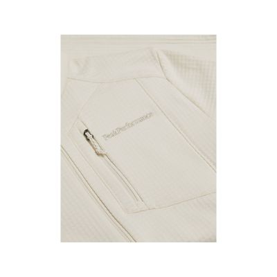 3. Peak Performance M Trail Polartec Sweatshirt mit halbem Reißverschluss in Beige