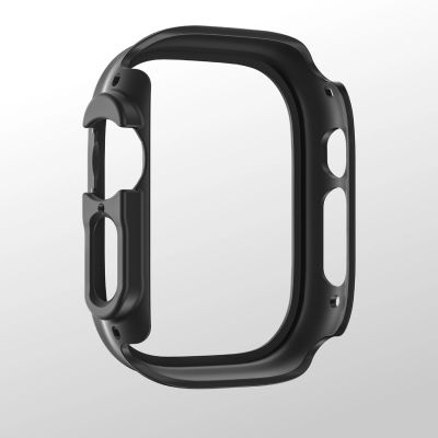 9. AmazingThing Minimalistische Schutzhülle für Apple Watch Ultra 3 49 mm – Schwarz