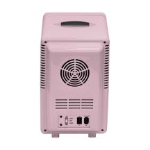 Mini lodówka z lusterkiem do makijażu LED ELLE Home ESDAF01PUEU 6L fioletowa
