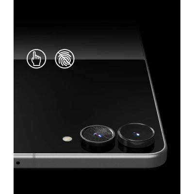 8. Ringke Kameraschutzrahmen, 2er-Pack für Samsung Galaxy Z Flip 8 – Schwarz