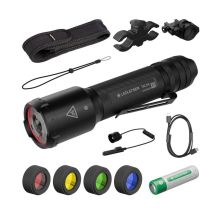 Ledlenser TAC6R Jagd-Set mit schwarzem Koffer