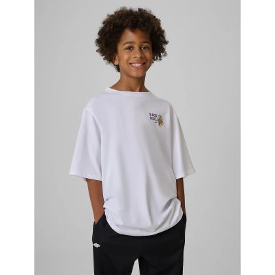Jungen-T-Shirt im Loose Fit mit Print 4F 4FJRAW26TTSHM4527-10S