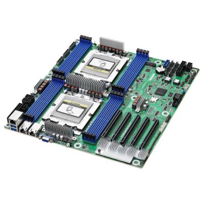 2. AsRock TURIN2D16-2T Motherboard 2x SP5 AND Epyc 9004/9005 Soc (16x DIMM, 2x MCIO, up of 16xSATA, 1xM.2, 2x10Gbe, IMPI EEB)