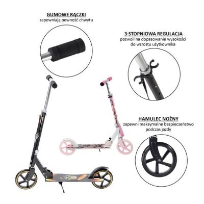 41. Nils Extreme HA205D Pink PU 205MM Roller 