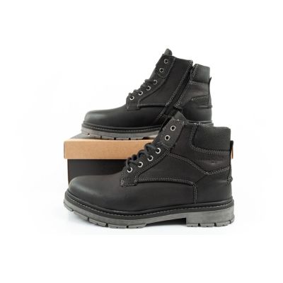 10. Wrangler Allan Mid Herrenstiefel Chelsea Boots Elegantes Leder Schwarz