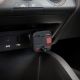 9. SAVIO TR-15 FM-Transmitter mit Display, Bluetooth und PD-Ladegerät USB-C USB-A Quick Charge, Bass Boost