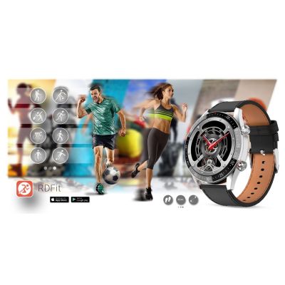 12. Gravity GT4-5 Herren-Smartwatch