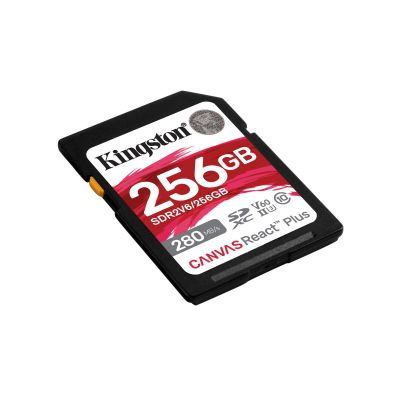 3. KINGSTON SDXC Canvas 256GB React Plus UHS-II 280R/150W U3 V60 für Full HD/4K